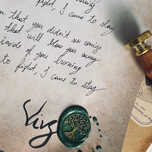 Custom Handwritten Lyrics
